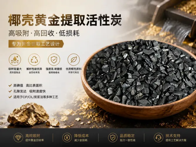 Huajing Coconut Shell Gold-Recovery Carbon: Steigerung der Goldrückgewinnung, Reduzierung der Kosten und Steigerung der Effizienz