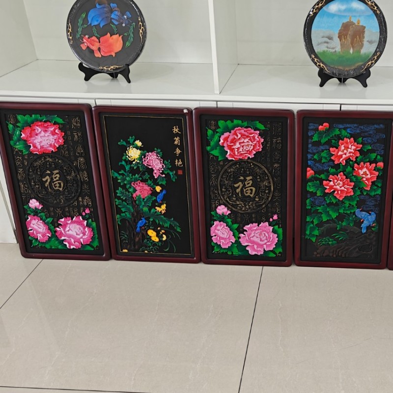 Aktivkohle-Wandkunst-Panel